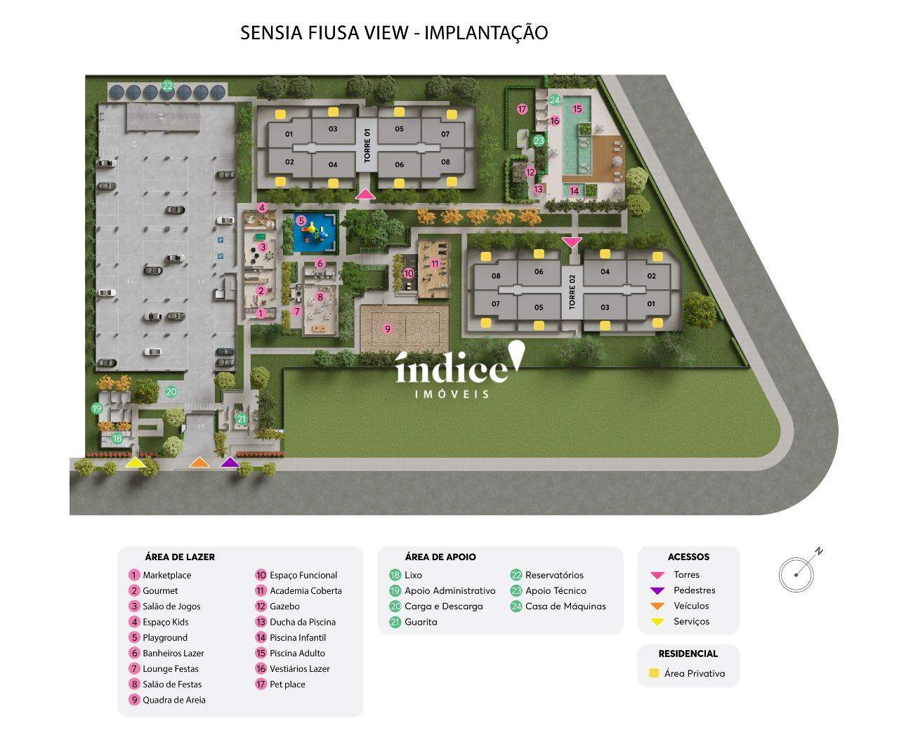Apartamento para à venda no Quinta da Primavera na cidade de Ribeirão Preto: 