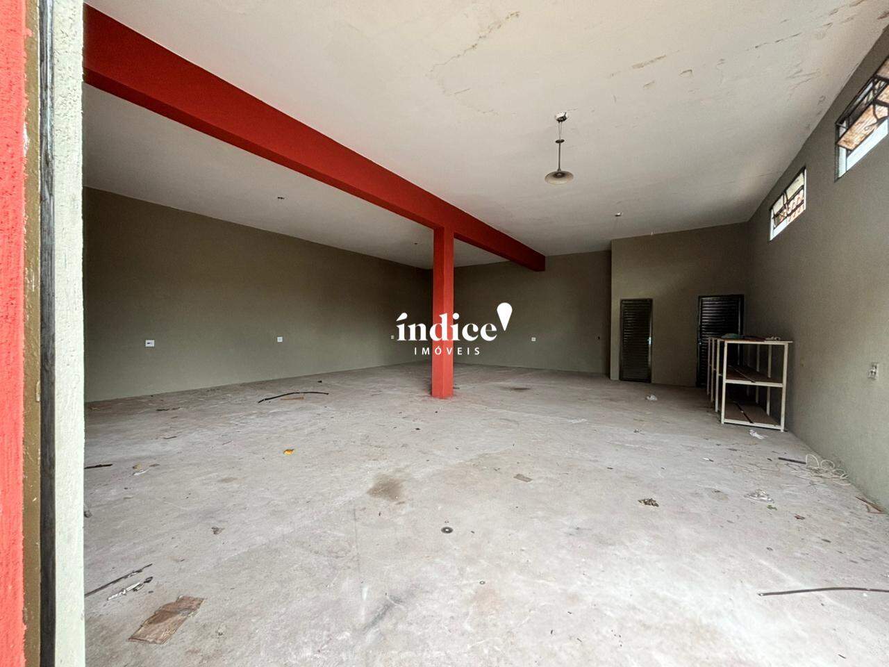 Salão Comercial para para aluguel no Ipiranga na cidade de Ribeirão Preto: 