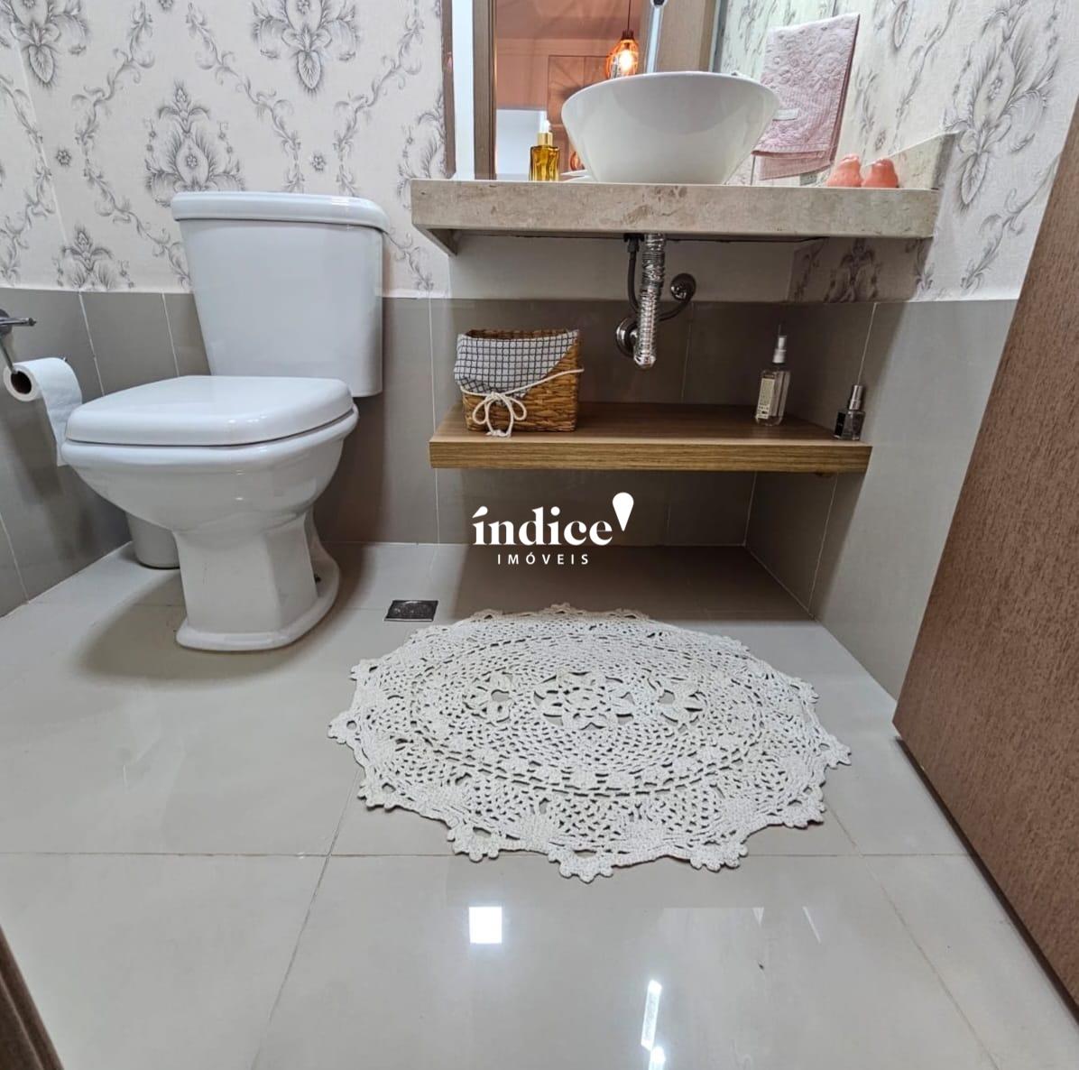 Apartamento para à venda no Jardim Paulista na cidade de Ribeirão Preto: lavabo