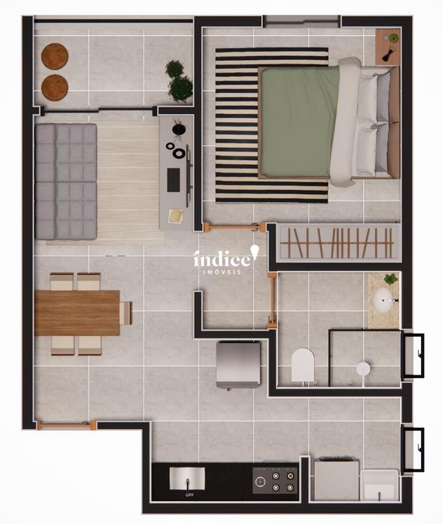 Apartamento para à venda no Nova Ribeirânia na cidade de Ribeirão Preto: 