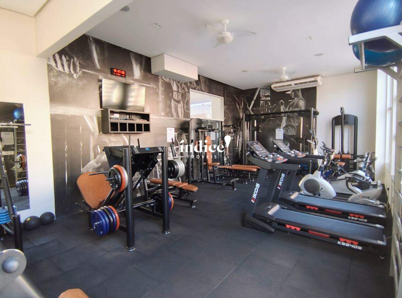 Apartamento para para aluguel no Santa Cruz do José Jacques na cidade de Ribeirão Preto: academia