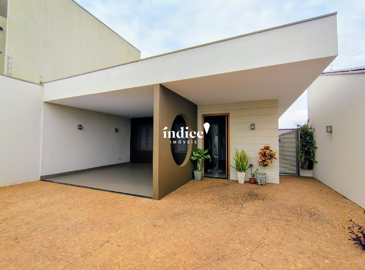 Casas para à venda no Jardim Anhangüera na cidade de Ribeirão Preto: frente da casa