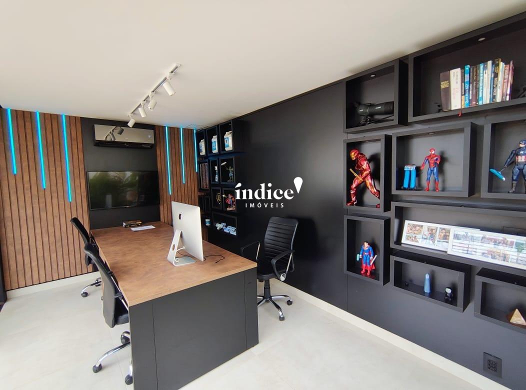 Casas para à venda no Jardim Anhangüera na cidade de Ribeirão Preto: escritorio no quintal