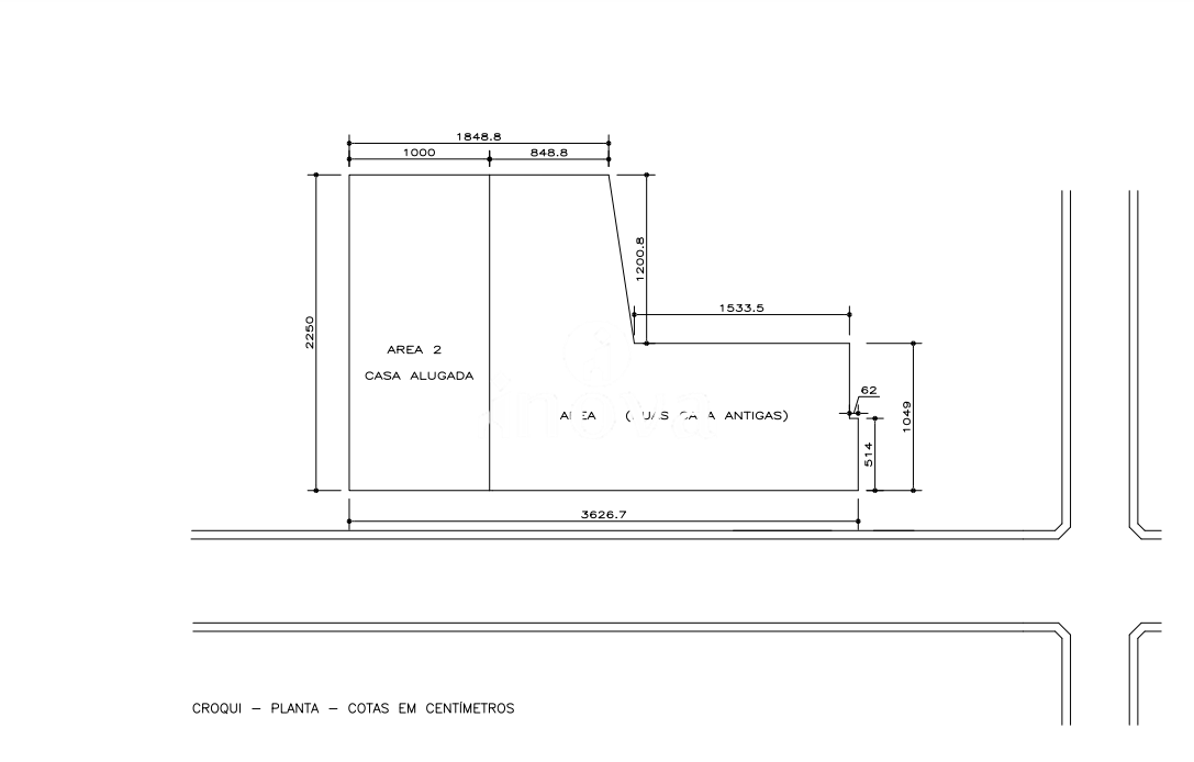 Terreno/Área à venda no Fabrício: 