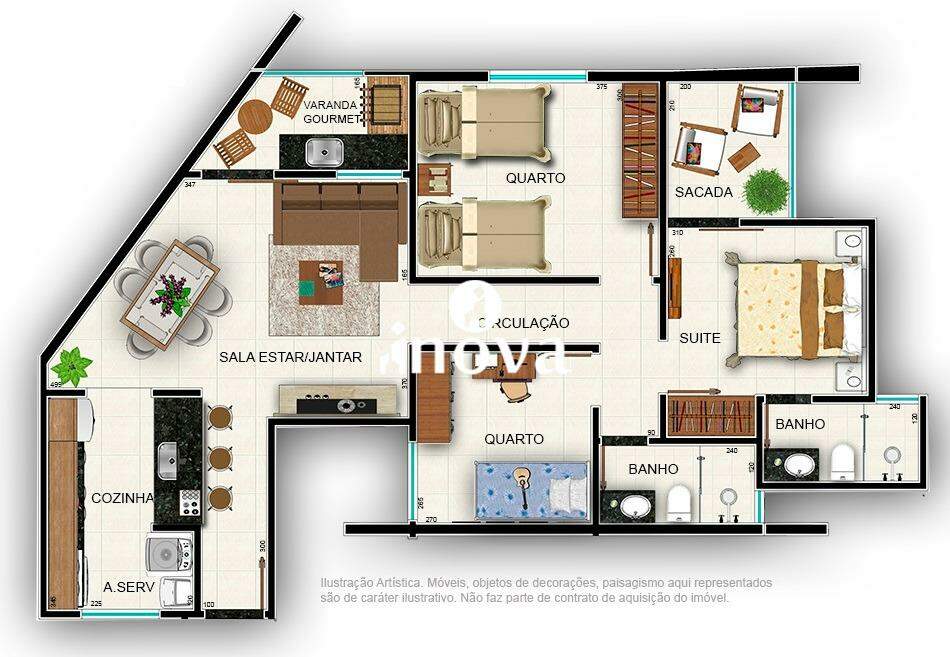 Apartamento à venda no Universitário: 