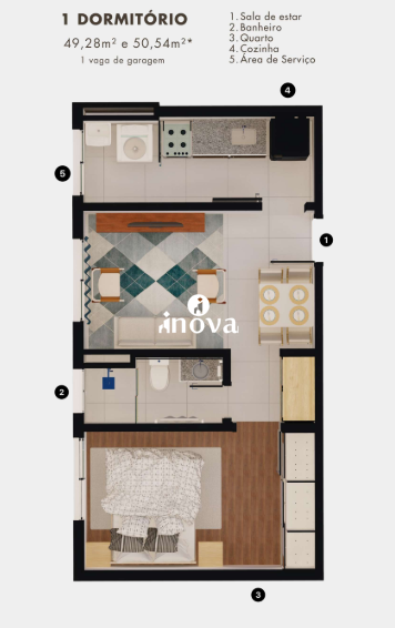 Apartamento à venda no Santa Maria: 