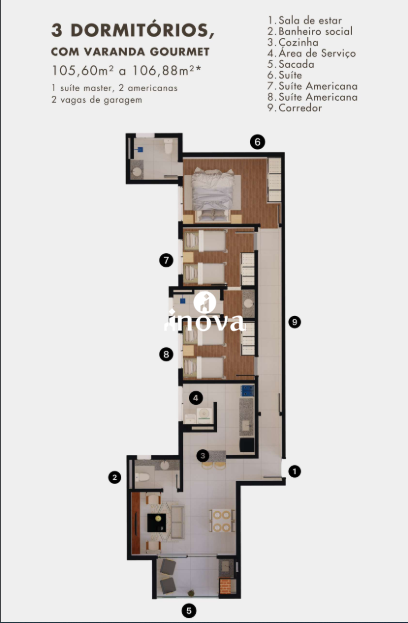 Apartamento à venda no Santa Maria: 