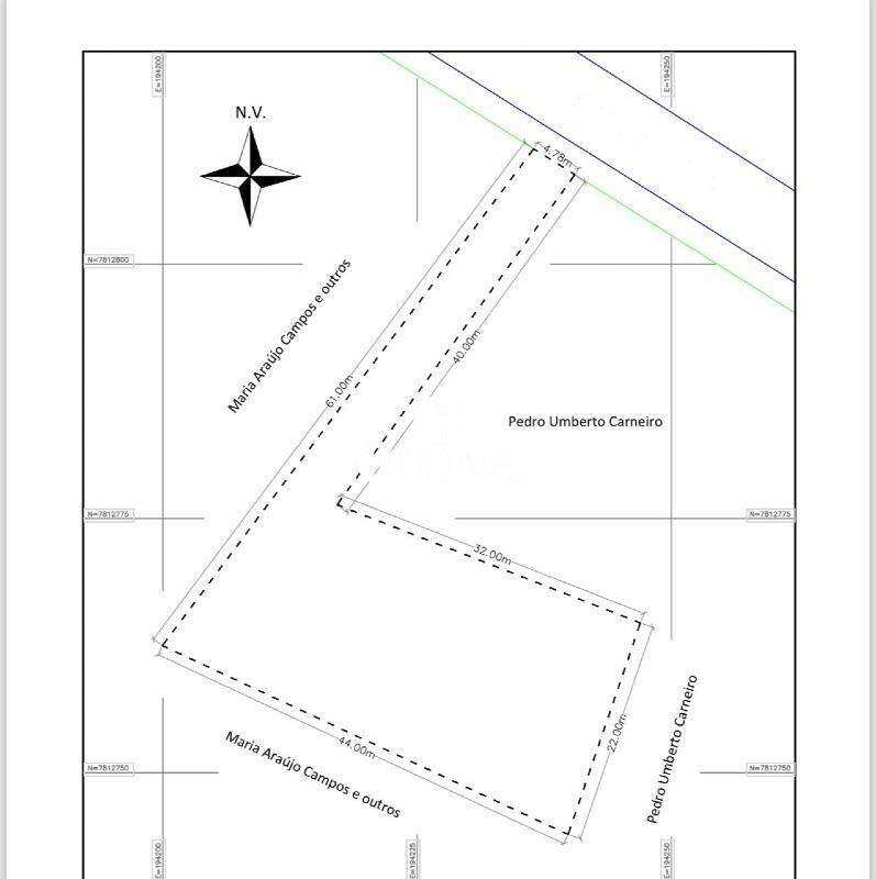 Terreno/Área à venda no Abadia: 