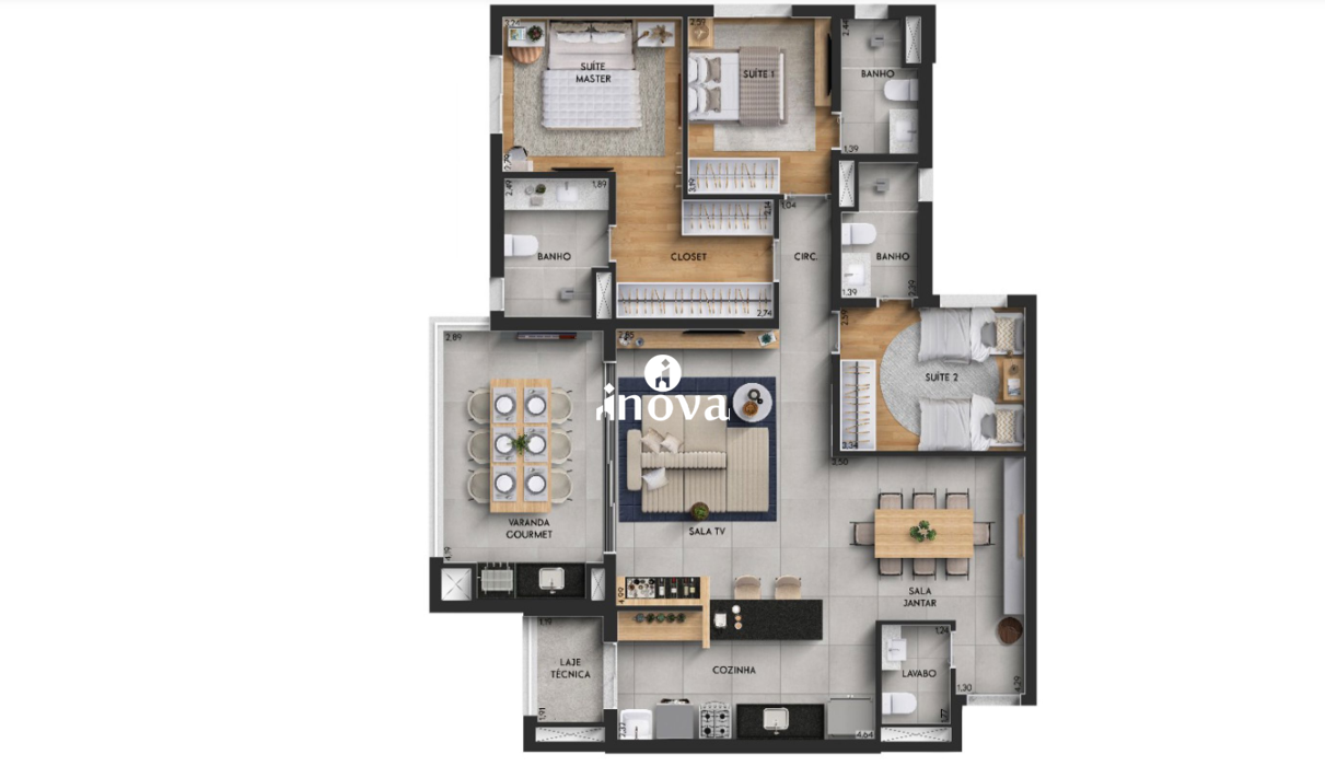 Apartamento à venda no Santa Maria: 