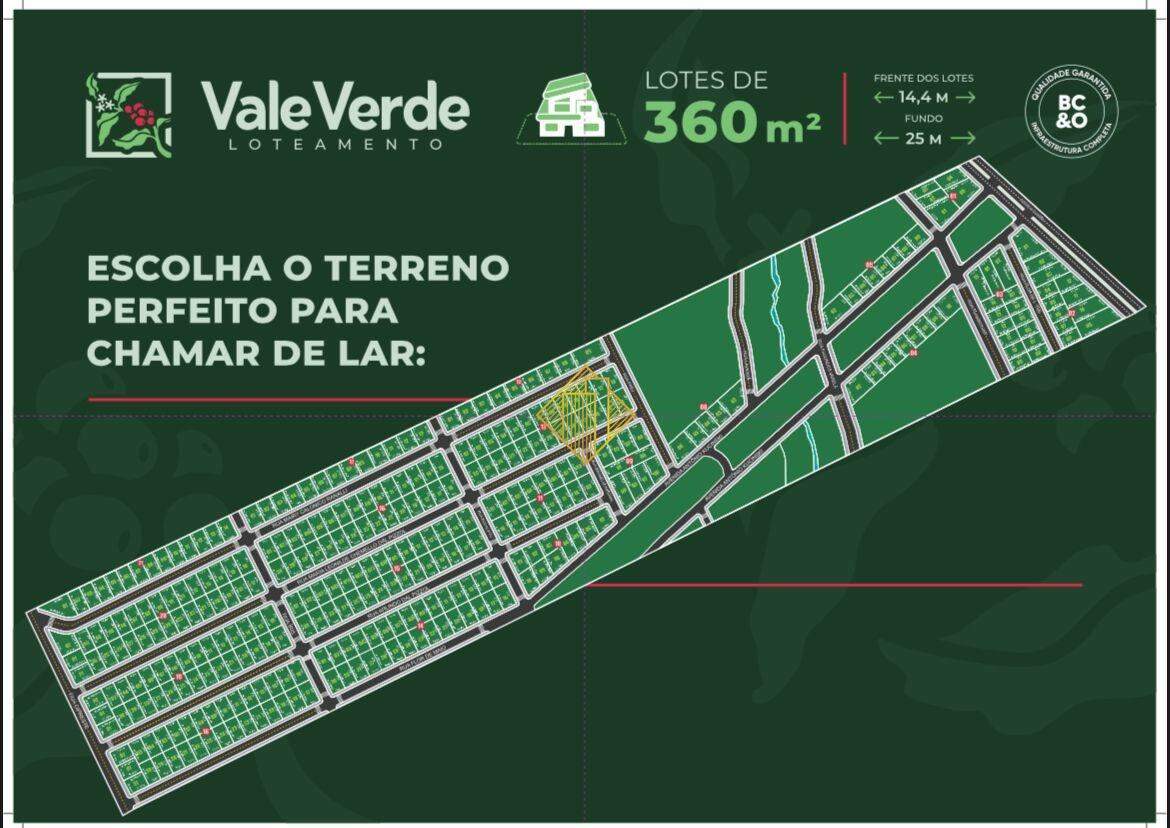 Terreno à venda no Parque Verde: 