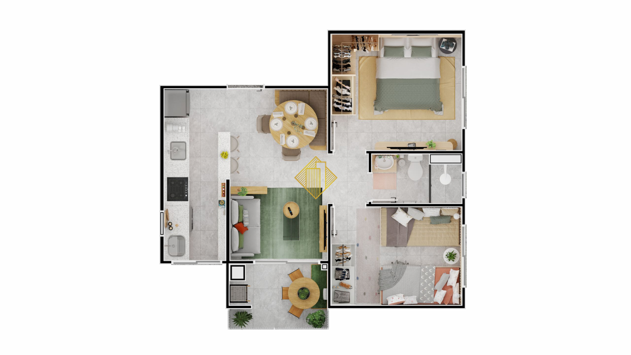 Apartamento à venda no Floresta: 