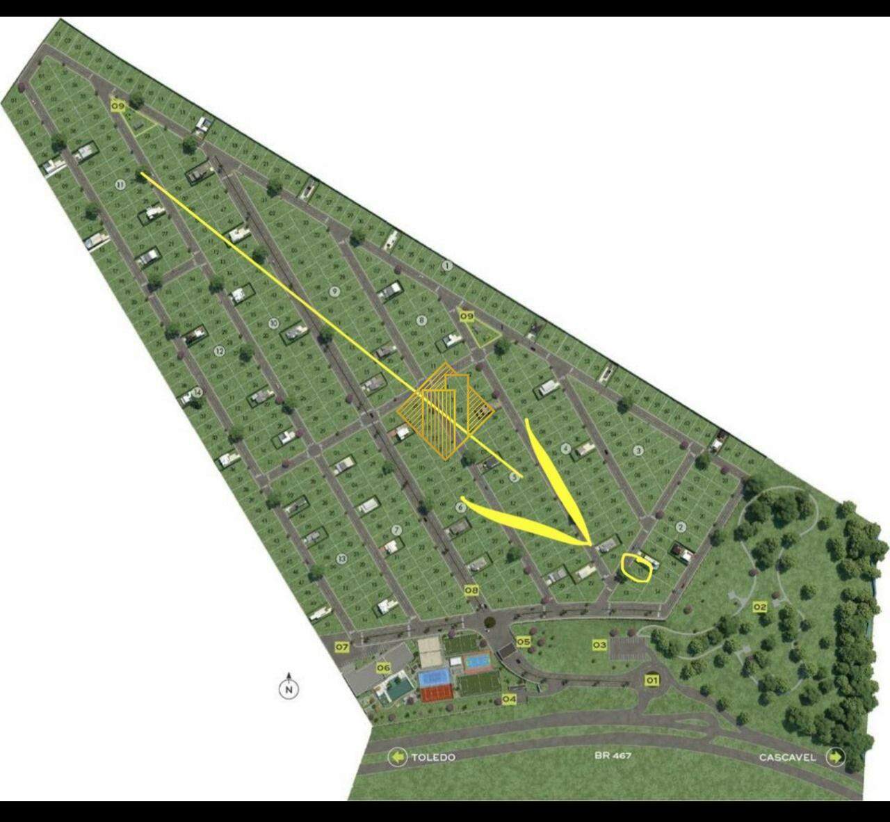 Terreno à venda no Vista Linda: 