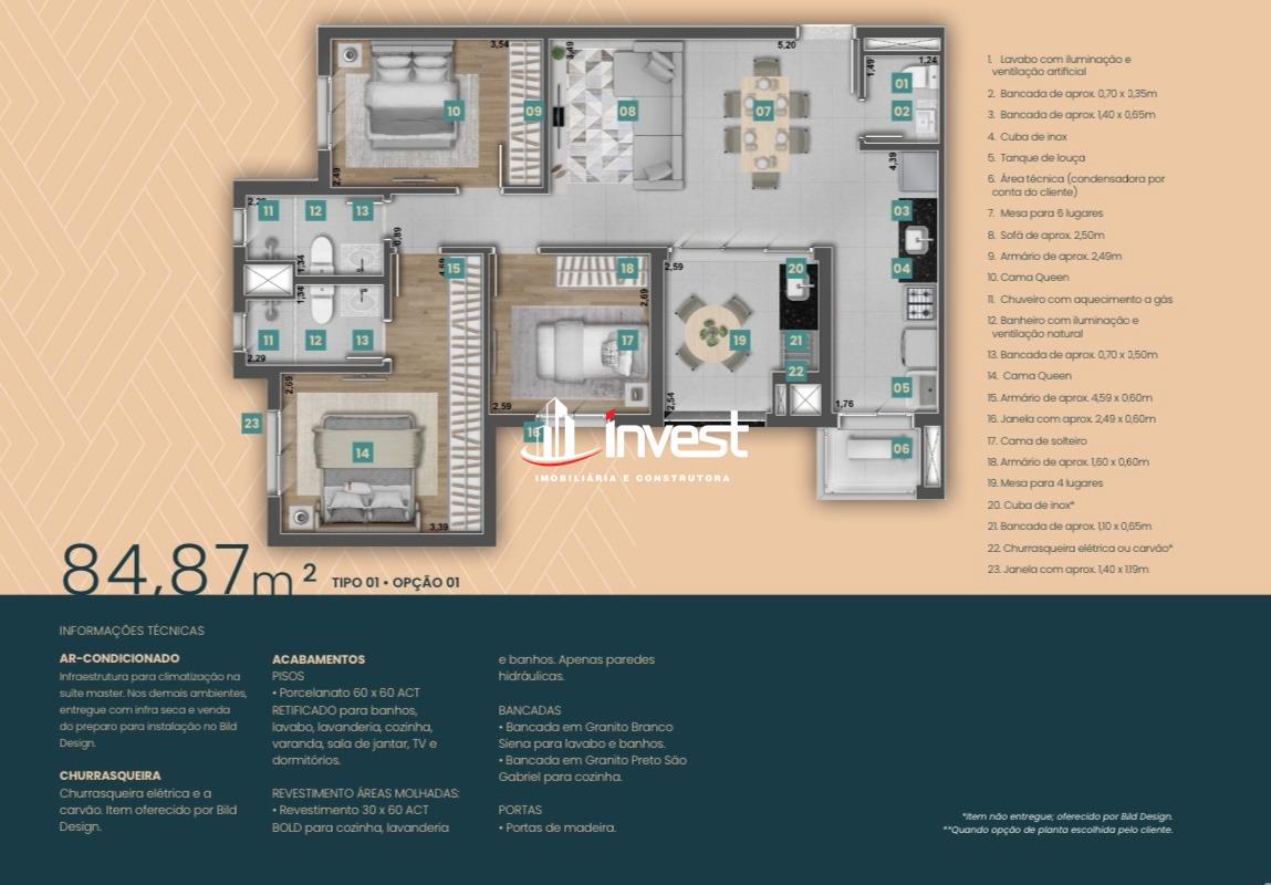 Apartamento à venda no Santa Maria: 