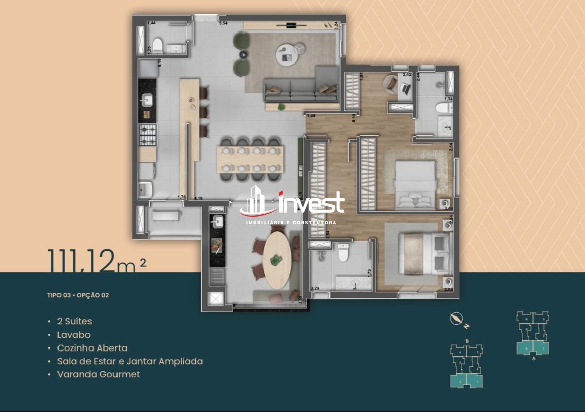 Apartamento à venda no Santa Maria: 