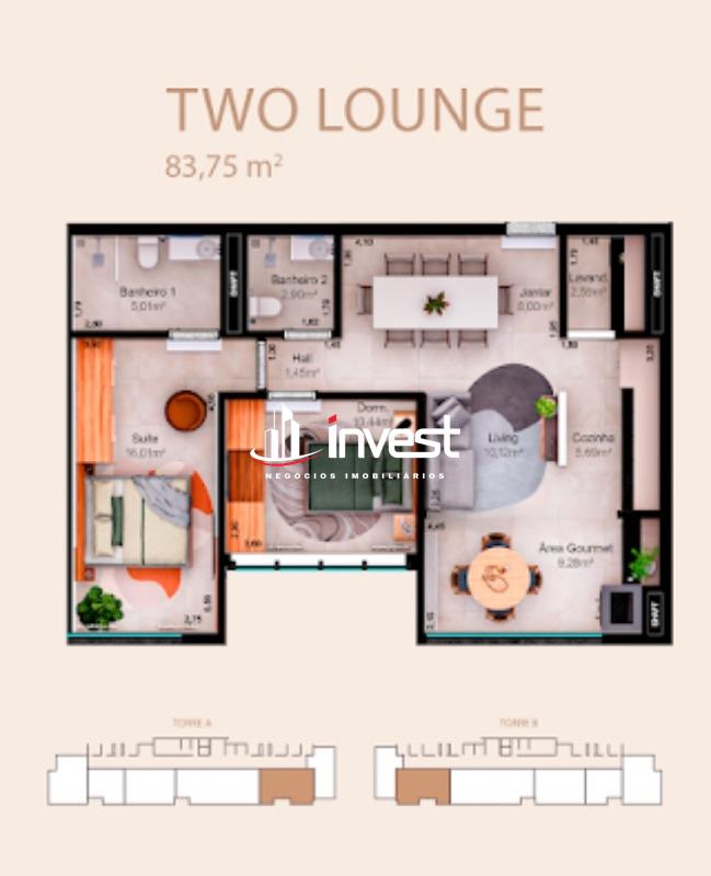 Apartamento à venda no Centro: 