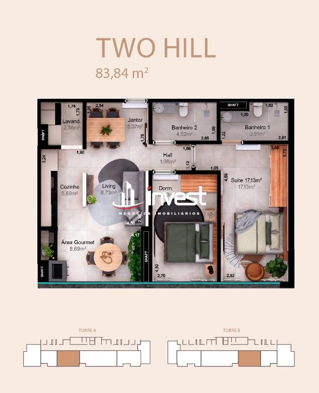 Apartamento à venda no Centro: 