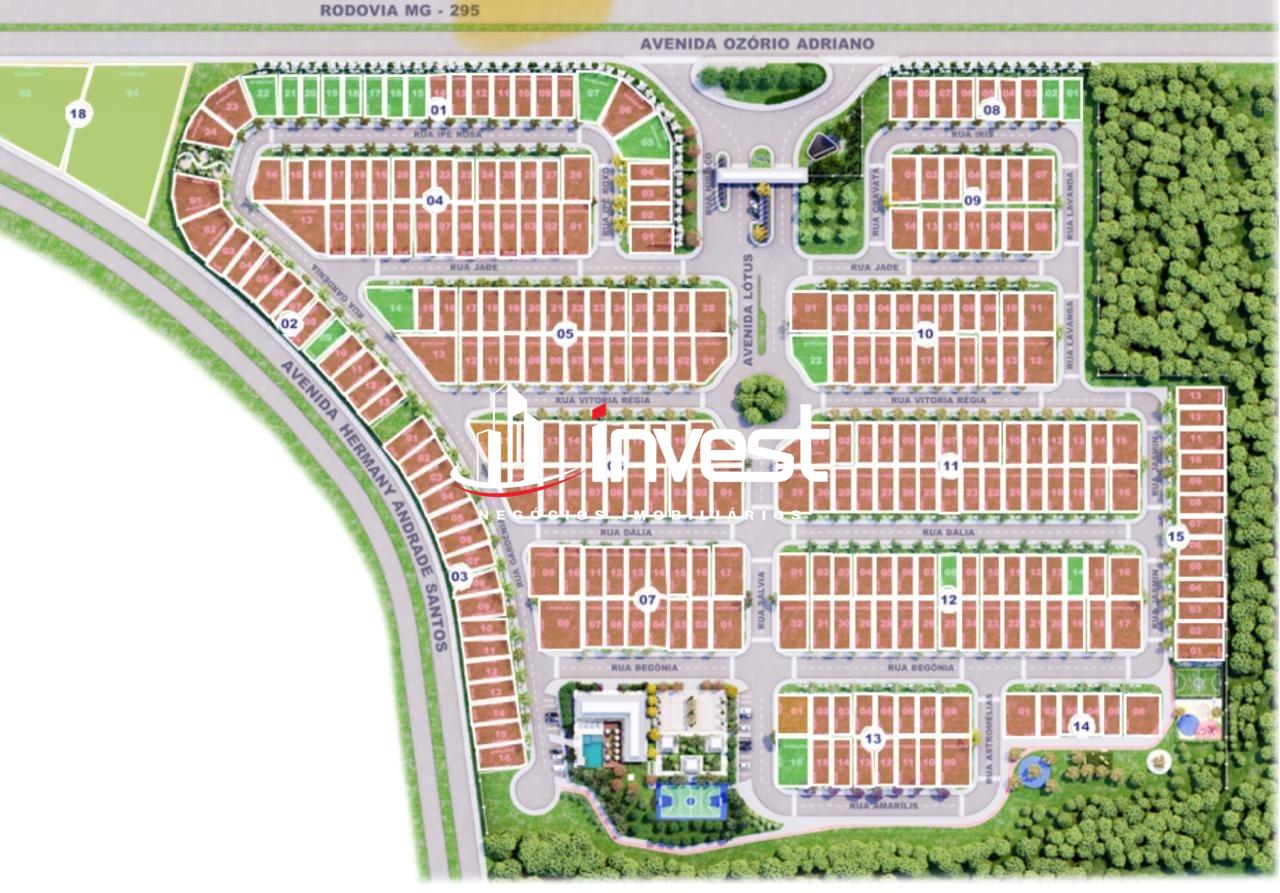 Lote em condomínio à venda no Residencial Jardins, Condomínio: 