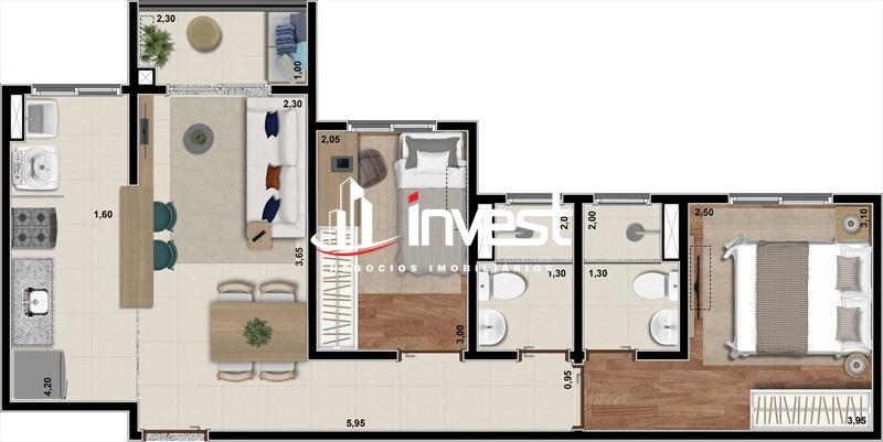 Apartamento à venda no Jardim do Lago: 