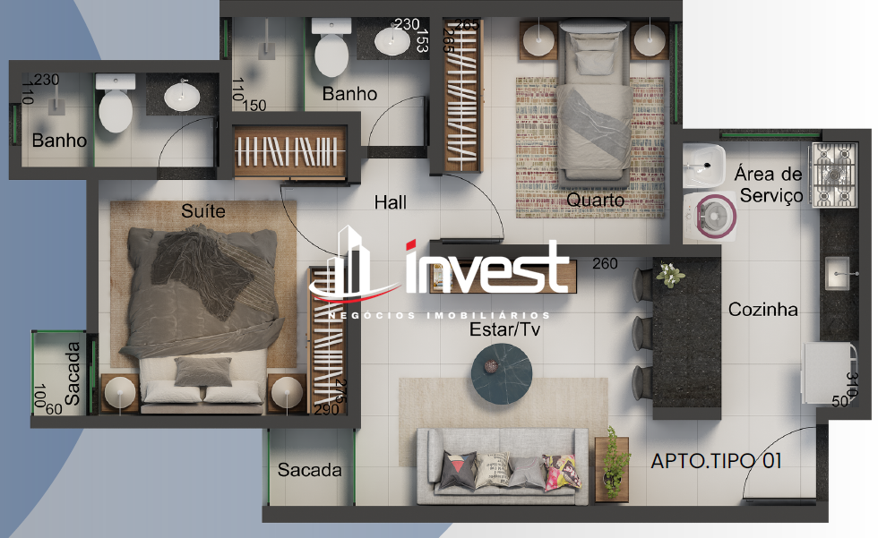 Apartamento à venda no Olinda: 