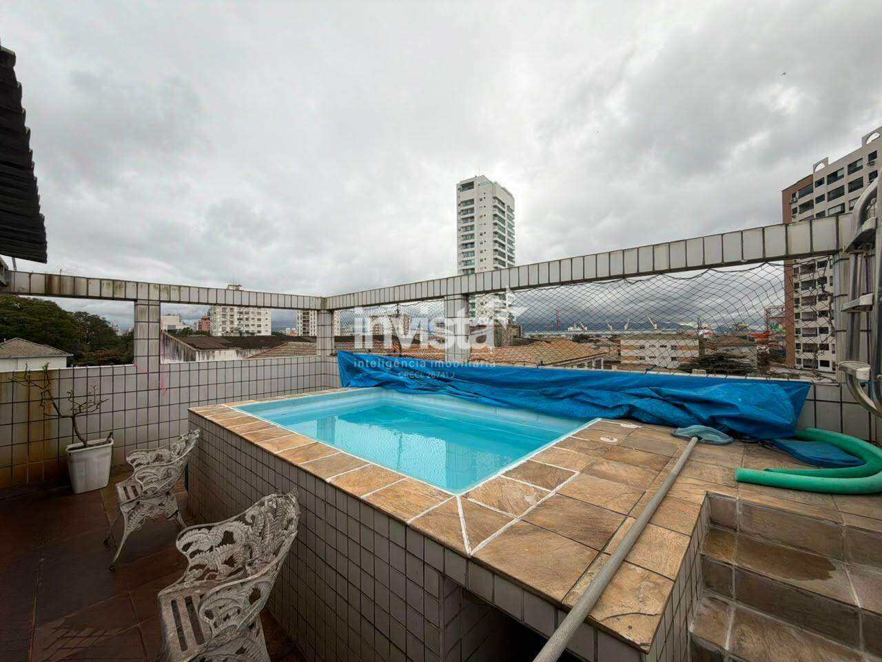 C&oacute;digo: 10364 R$ 950.000,00 Cobertura &agrave; venda em Santos-SP no bairro Ponta da Praia, com 3 dormit&oacute;rios e 192m&sup2; 192 m&sup2; 3 quartos 2 vagas - Santos