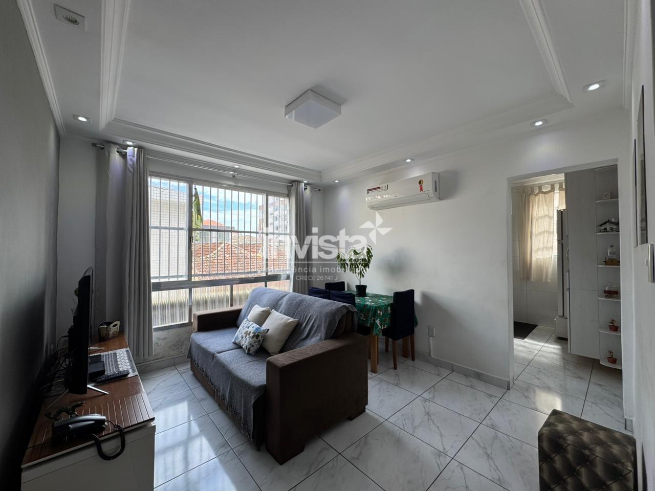 C&oacute;digo: 10536 R$ 330.000,00 Apartamento &agrave; venda no bairro Aparecida 56 m&sup2; 1 quarto 1 vaga - Santos