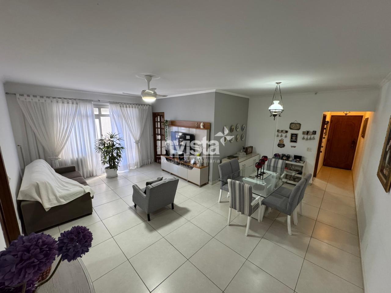 C&oacute;digo: 10661 R$ 519.999,00 Apartamento &agrave; venda no bairro Aparecida 124 m&sup2; 3 quartos 1 vaga - Santos