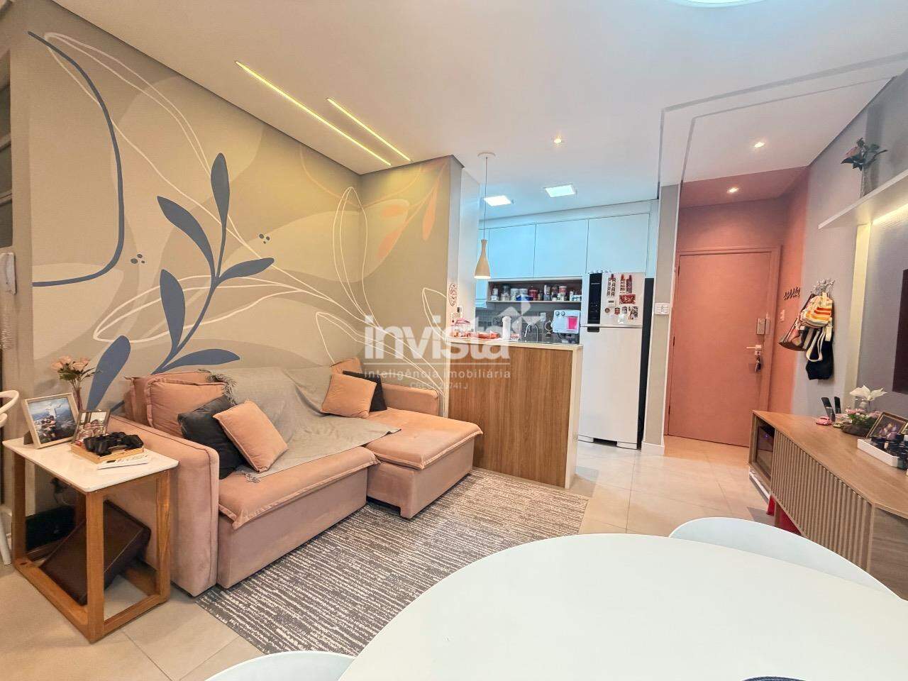 C&oacute;digo: 12274 R$ 670.000,00 Apartamento &agrave; venda no bairro Boqueir&atilde;o 70 m&sup2; 2 quartos 0 vagas - Santos