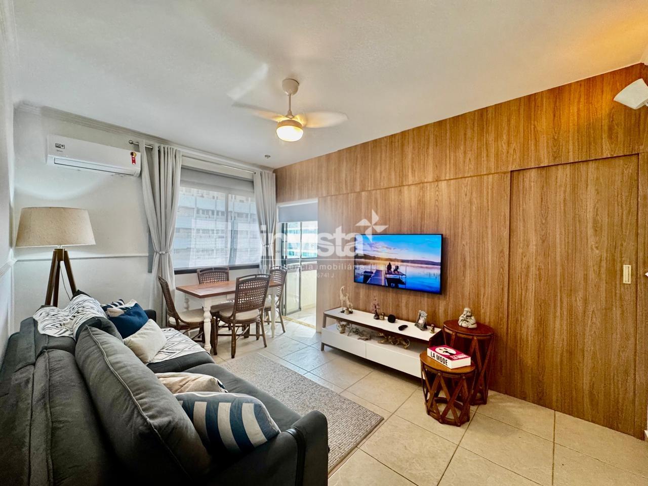 C&oacute;digo: 12788 R$ 650.000,00 Apartamento &agrave; venda no bairro Gonzaga 55 m&sup2; 1 quarto 1 vaga - Santos