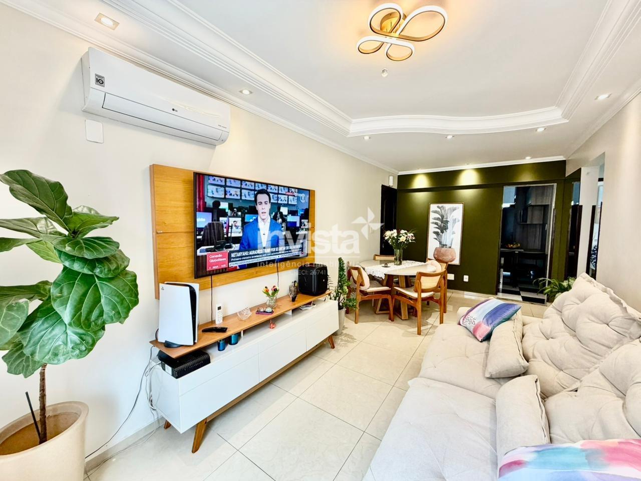 C&oacute;digo: 13233 R$ 700.000,00 Apartamento &agrave; venda no bairro Ponta da Praia 95 m&sup2; 2 quartos 1 vaga - Santos