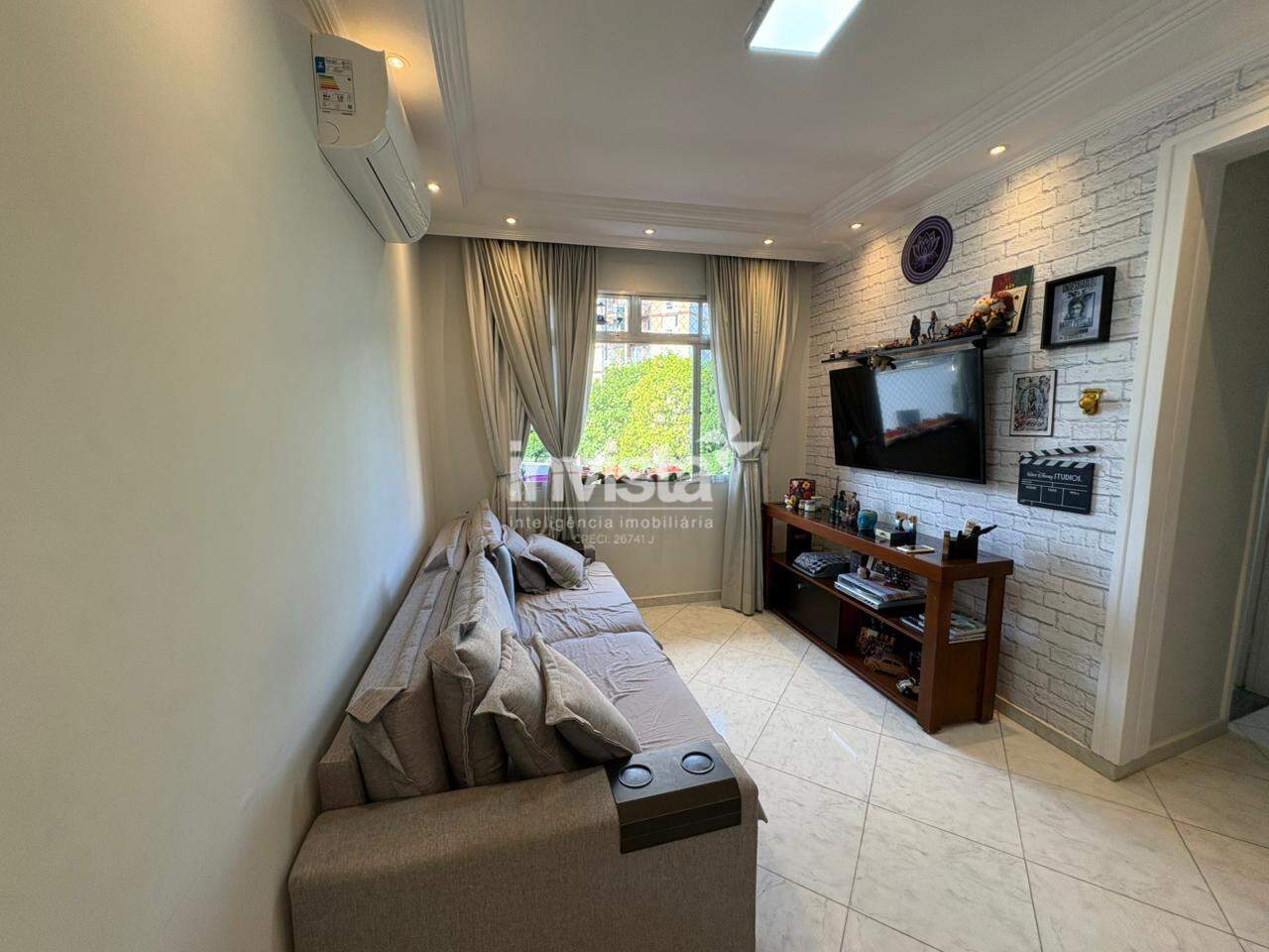 C&oacute;digo: 13360 R$ 380.000,00 Apartamento &agrave; venda em Santos-SP no bairro Boqueir&atilde;o, com 2 dormit&oacute;rios e 73m&sup2; 73 m&sup2; 2 quartos 1 vaga - Santos