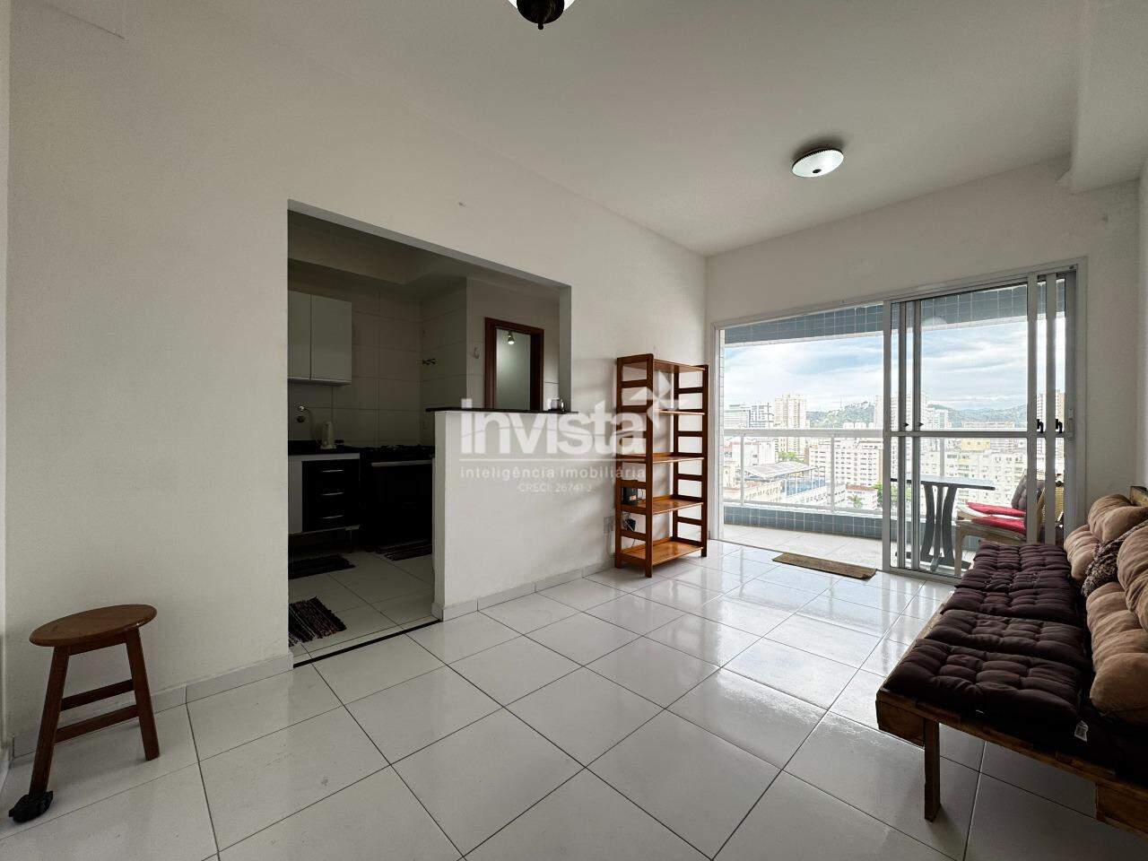 Apartamento &agrave; venda em Santos-SP no bairro Encruzilhada, com 1 dormit&oacute;rio e 52m&sup2; - Santos