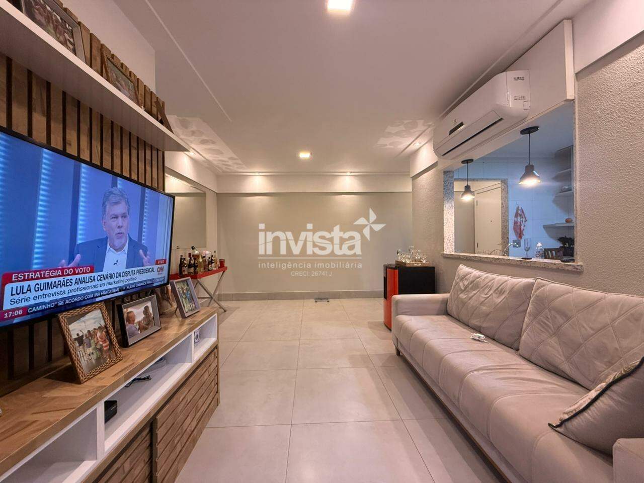 C&oacute;digo: 13723 R$ 850.000,00 Apartamento &agrave; venda em Santos-SP no bairro Aparecida, com 3 dormit&oacute;rios e 77m&sup2; 77 m&sup2; 3 quartos 1 vaga - Santos