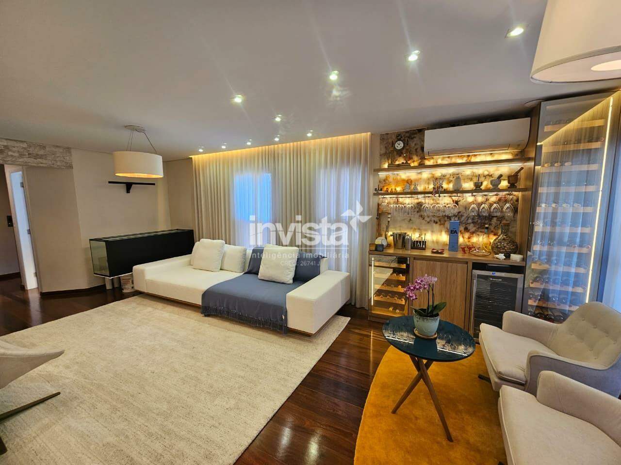 C&oacute;digo: 13765 R$ 2.850.000,00 Apartamento &agrave; venda em Santos-SP no bairro Boqueir&atilde;o, com 4 dormit&oacute;rios e 252m&sup2; 252 m&sup2; 4 quartos 3 vagas - Santos