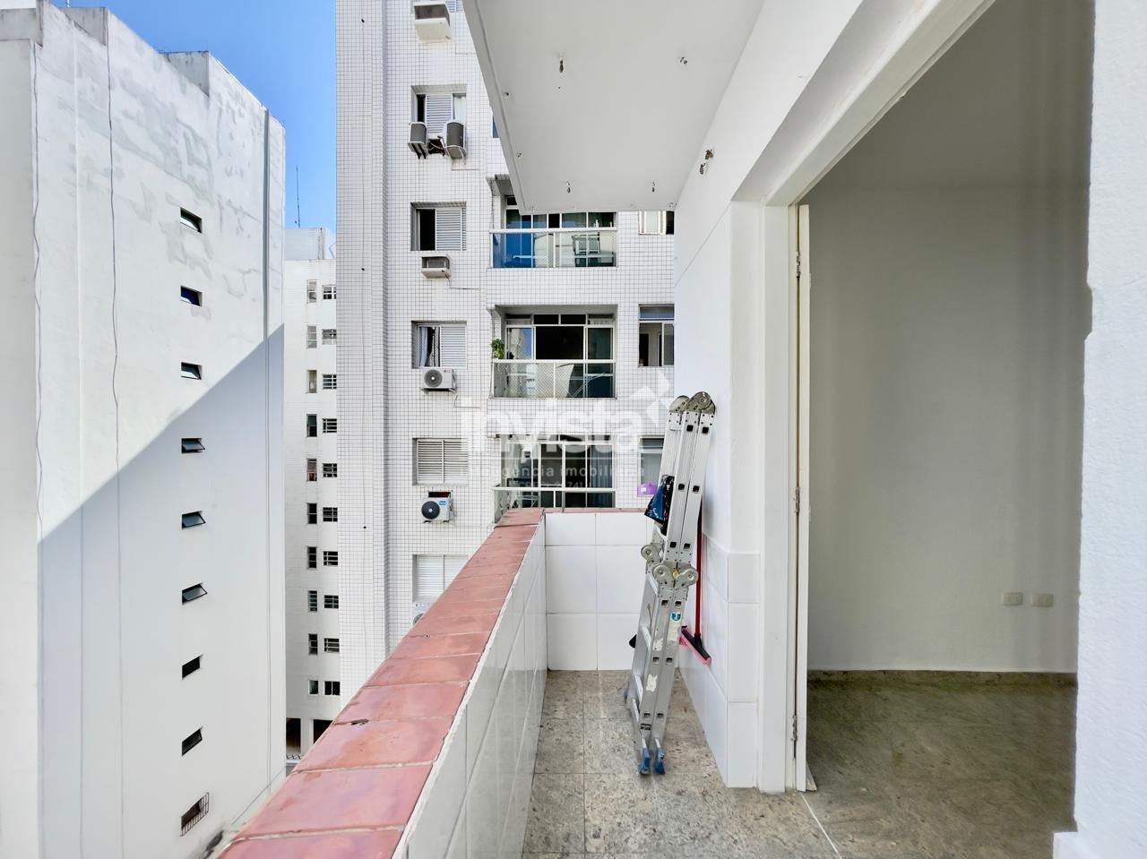 C&oacute;digo: 13815 R$ 390.000,00 Apartamento &agrave; venda no bairro Boqueir&atilde;o 46 m&sup2; 1 quarto 0 vagas - Santos
