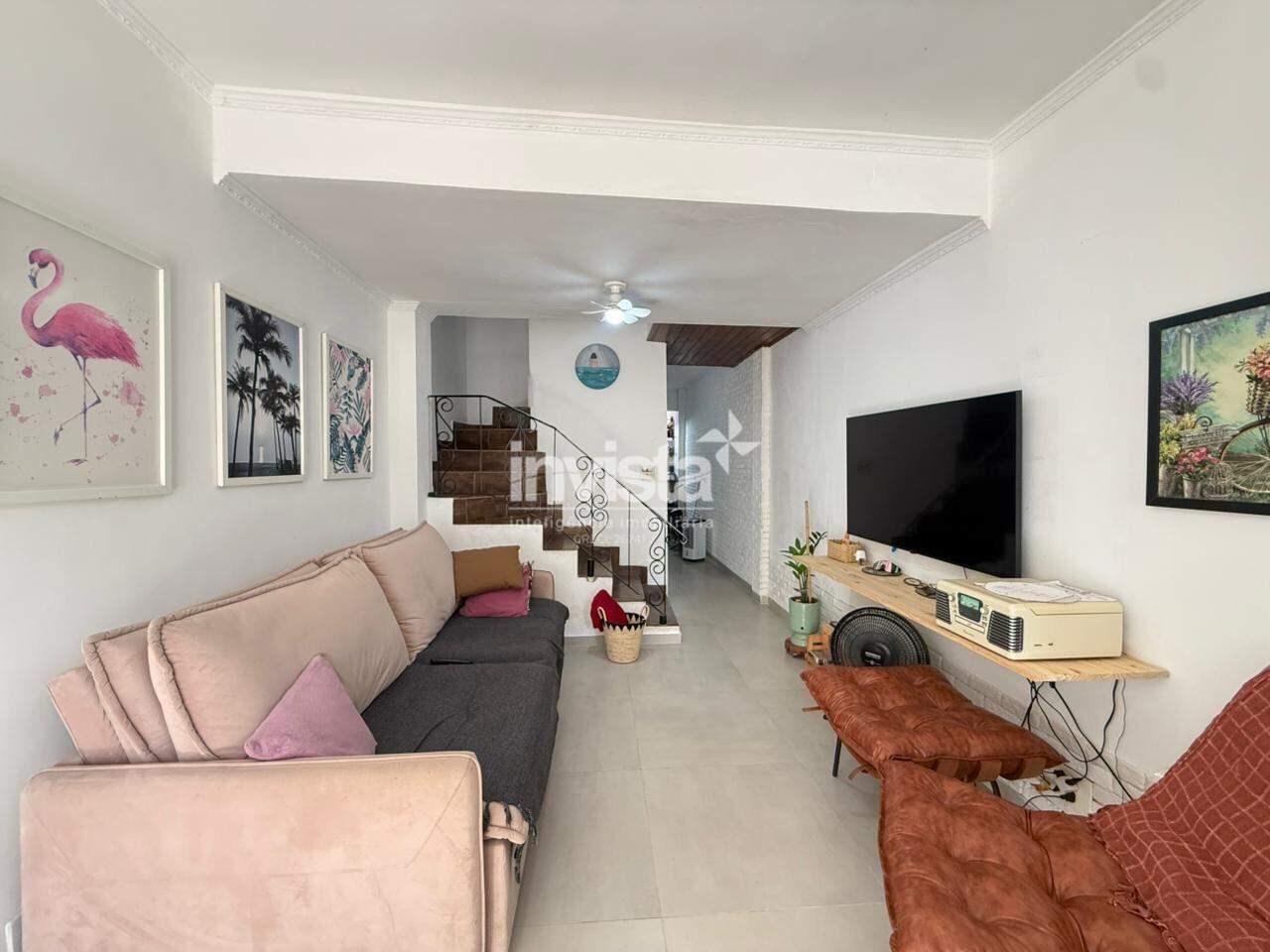 C&oacute;digo: 14137 R$ 550.000,00 Casa Geminada &agrave; venda em Santos-SP no bairro Ponta da Praia, com 2 dormit&oacute;rios e 85m&sup2; 85 m&sup2; 2 quartos 1 vaga - Santos