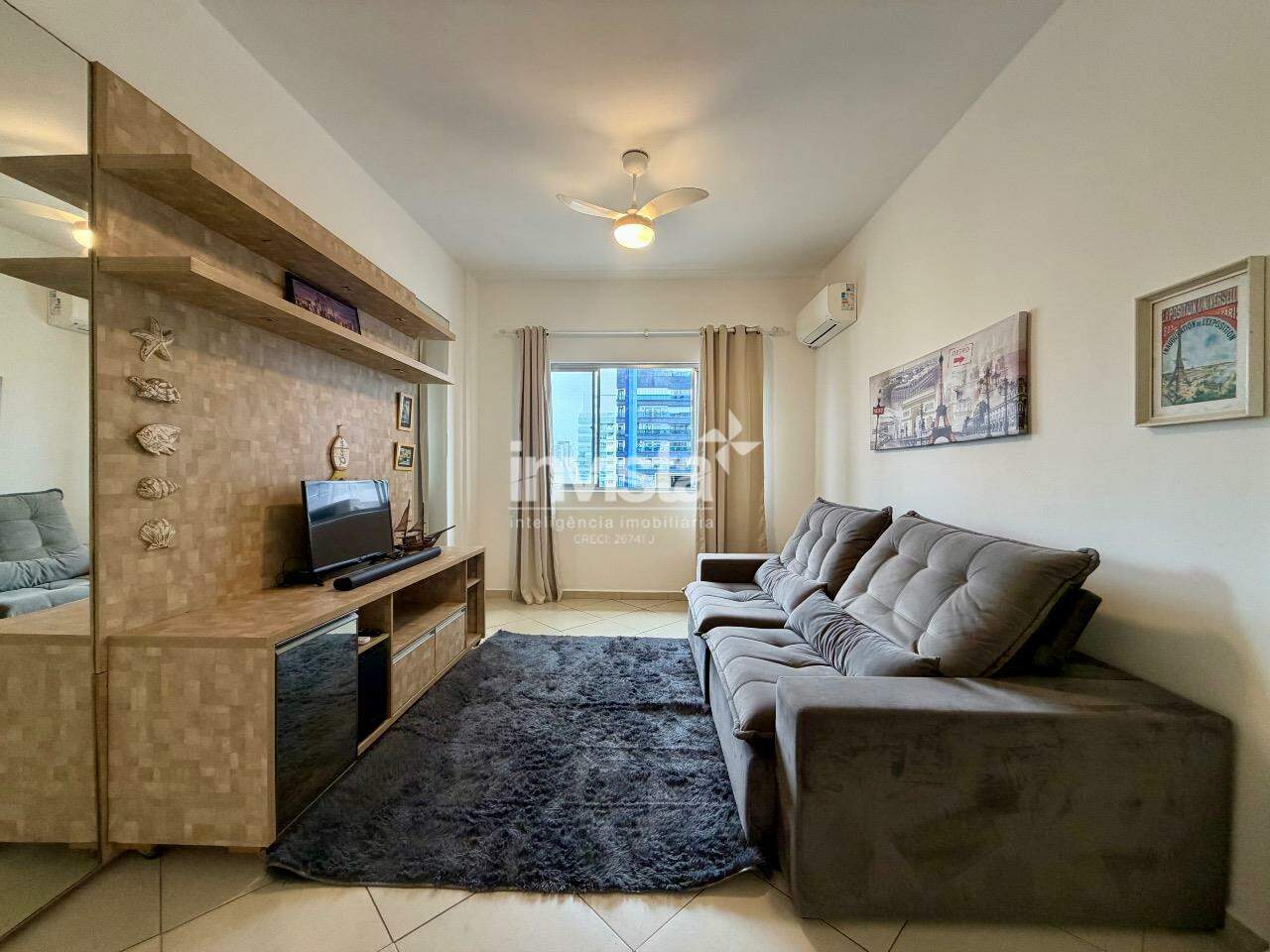C&oacute;digo: 14312 R$ 550.000,00 Apartamento &agrave; venda em Santos-SP no bairro Ponta da Praia, com 2 dormit&oacute;rios e 58m&sup2; 58 m&sup2; 2 quartos 1 vaga - Santos
