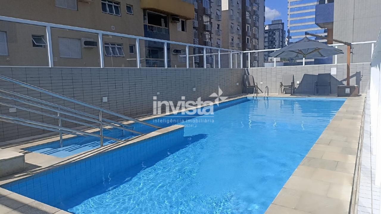 C&oacute;digo: 15253 R$ 6.500,00 Apartamento para alugar no bairro Gonzaga 77 m&sup2; 2 quartos 1 vaga - Santos