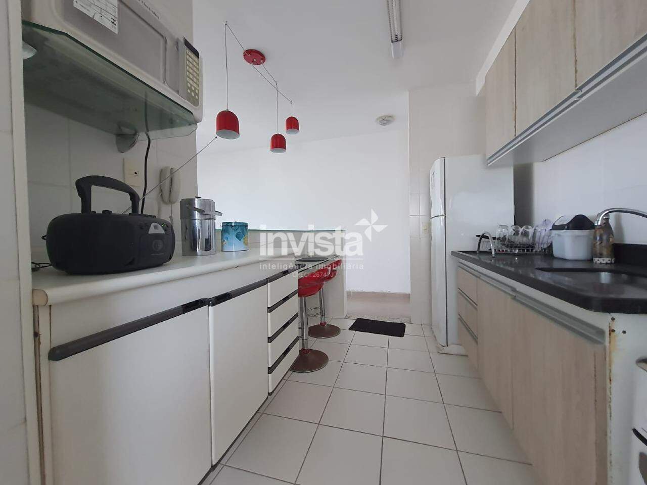 Apartamento para alugar em Santos-SP no bairro Ponta da Praia, com 2 dormit&oacute;rios e 77m&sup2; - Santos