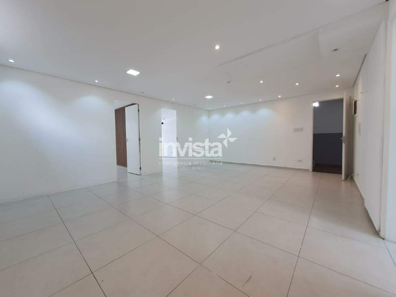 Sala Comercial para alugar em Santos-SP no bairro Gonzaga, com 0 dormit&oacute;rio e 90m&sup2; - Santos