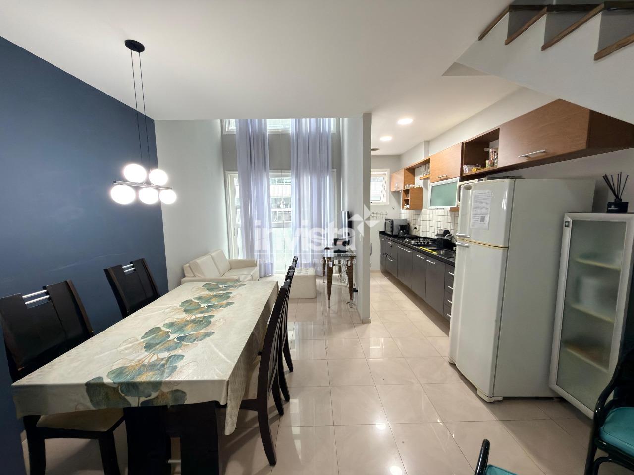 C&oacute;digo: 17548 R$ 585.000,00 Loft &agrave; venda no bairro Gonzaga 70 m&sup2; 1 quarto 1 vaga - Santos