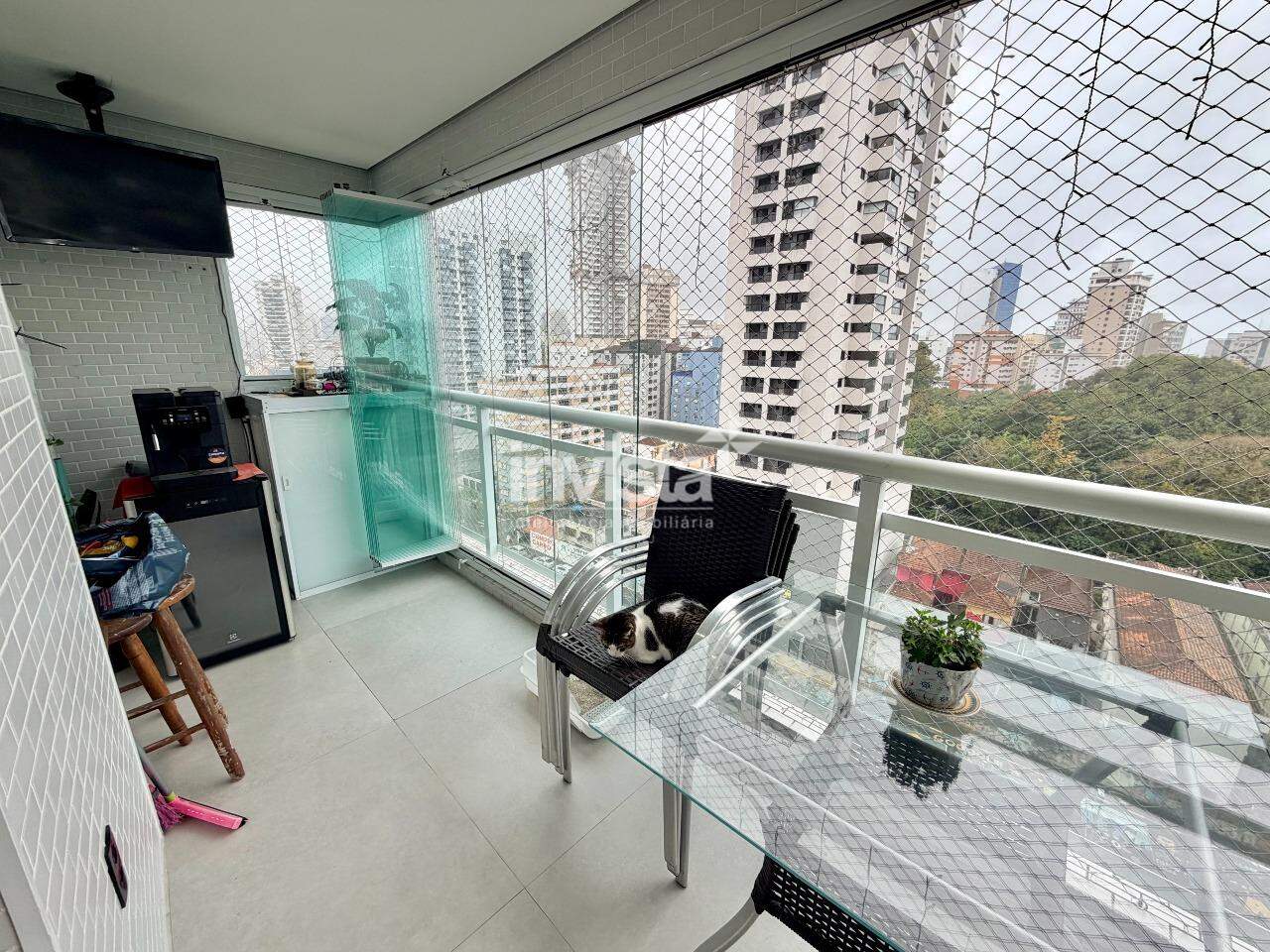 Apartamento &agrave; venda no bairro Marap&eacute; - Santos