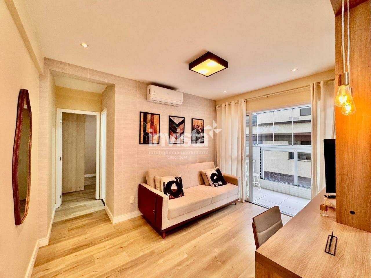 C&oacute;digo: 18899 R$ 4.800,00 Apartamento para alugar em Santos-SP no bairro Ponta da Praia, com 1 dormit&oacute;rio e 44m&sup2; 44 m&sup2; 1 quarto 1 vaga - Santos