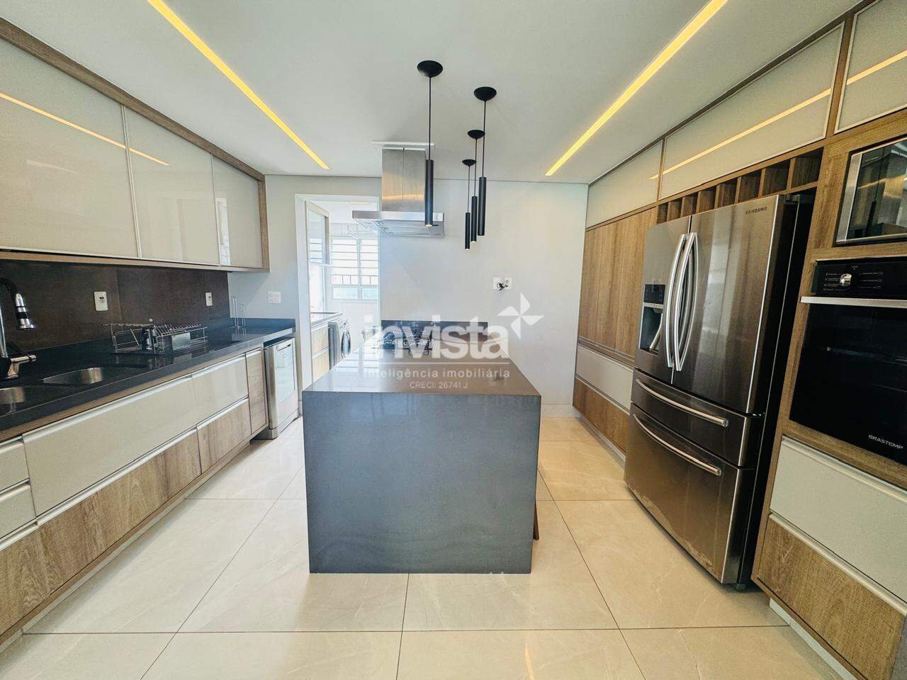 Apartamento para aluguel no bairro Gonzaga - Santos