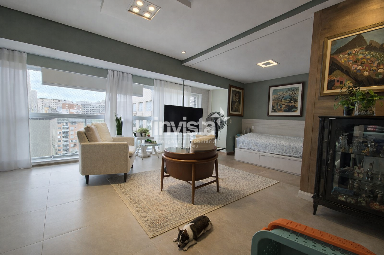 C&oacute;digo: 19053 R$ 799.000,00 Apartamento &agrave; venda no bairro Gonzaga 57 m&sup2; 1 quarto 1 vaga - Santos