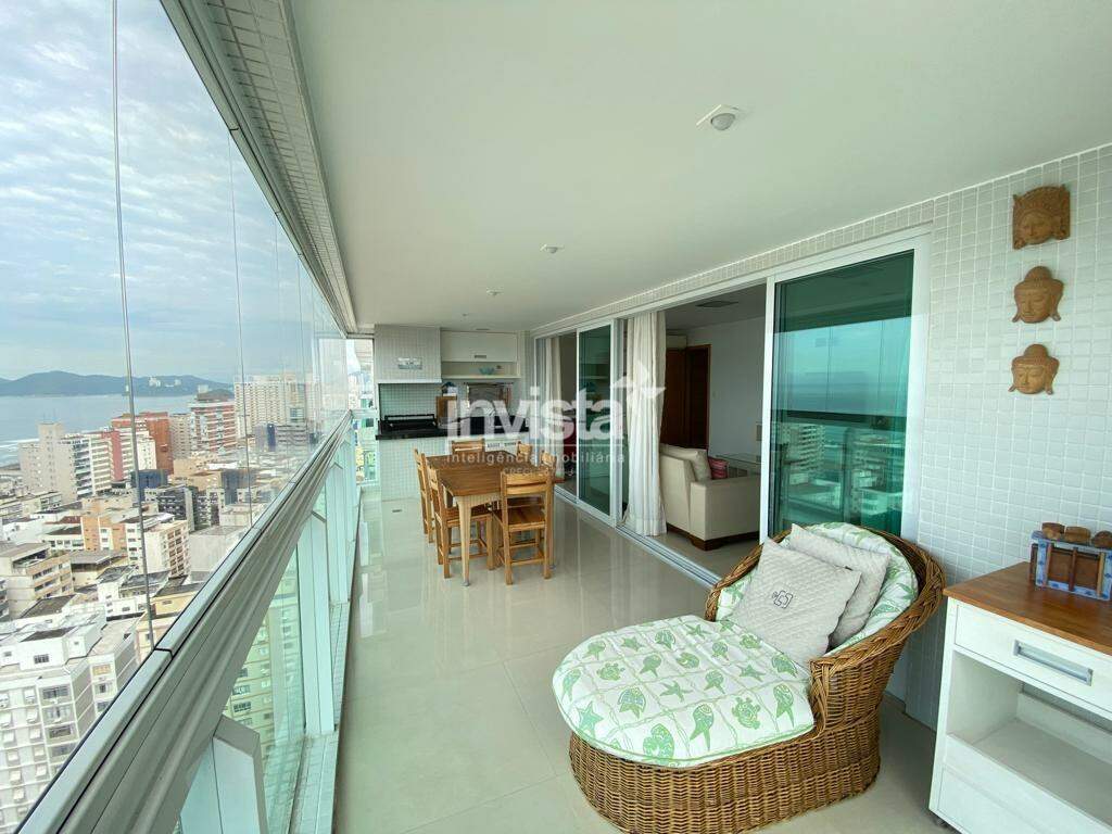 Apartamento 3 suítes e varanda vista mar no residencial Stella Maris
