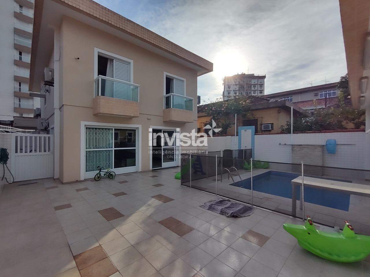 C&oacute;digo: 20089 R$ 2.000.000,00 Casa &agrave; venda em Santos-SP no bairro Boqueir&atilde;o, com 5 dormit&oacute;rios e 231m&sup2; 231 m&sup2; 5 quartos 4 vagas - Santos