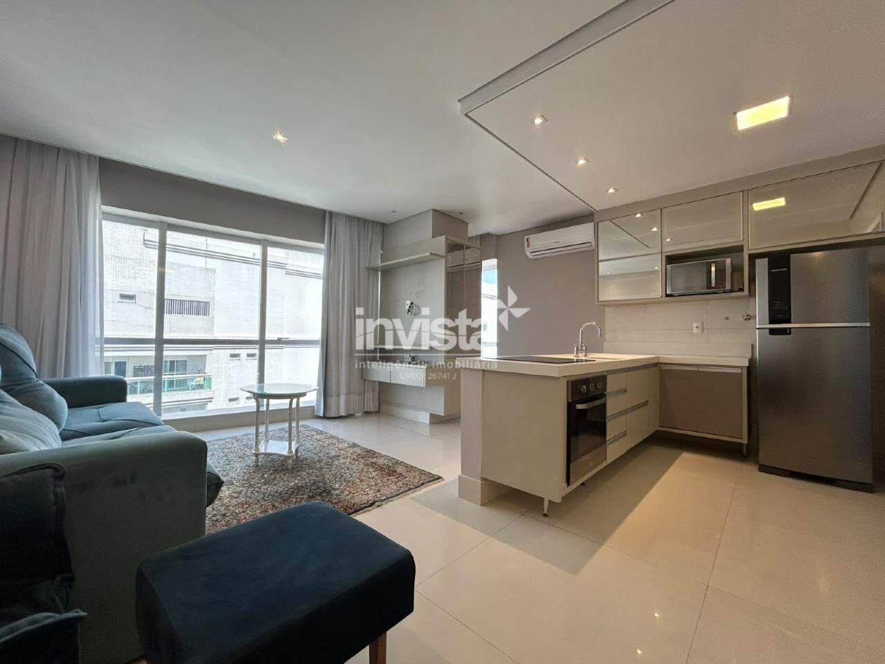 C&oacute;digo: 20175 R$ 9.000,00 Apartamento para alugar em Santos-SP no bairro Aparecida, com 1 dormit&oacute;rio e 66m&sup2; 66 m&sup2; 1 quarto 1 vaga - Santos