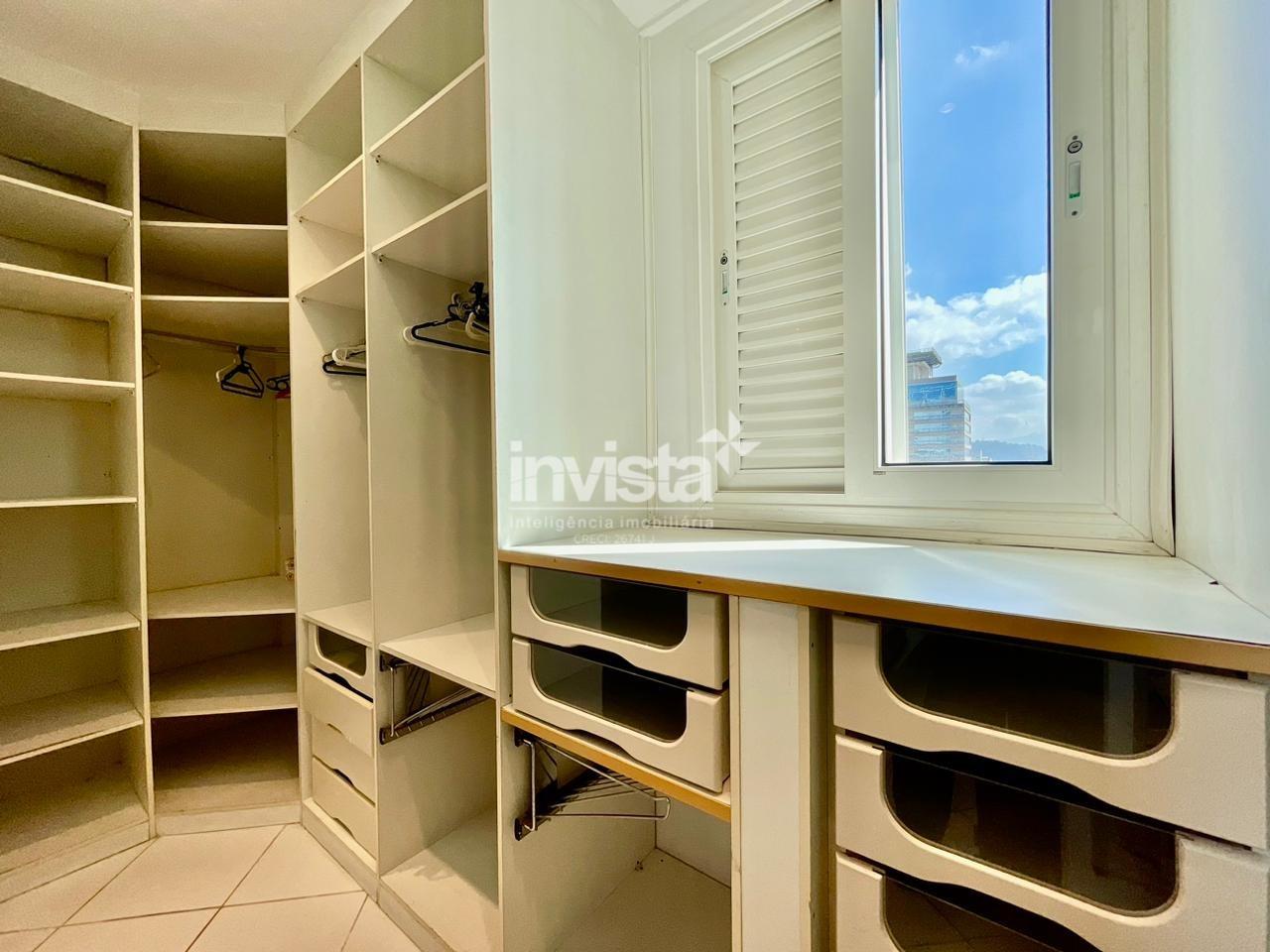 Apartamento para aluguel no bairro Gonzaga - Santos