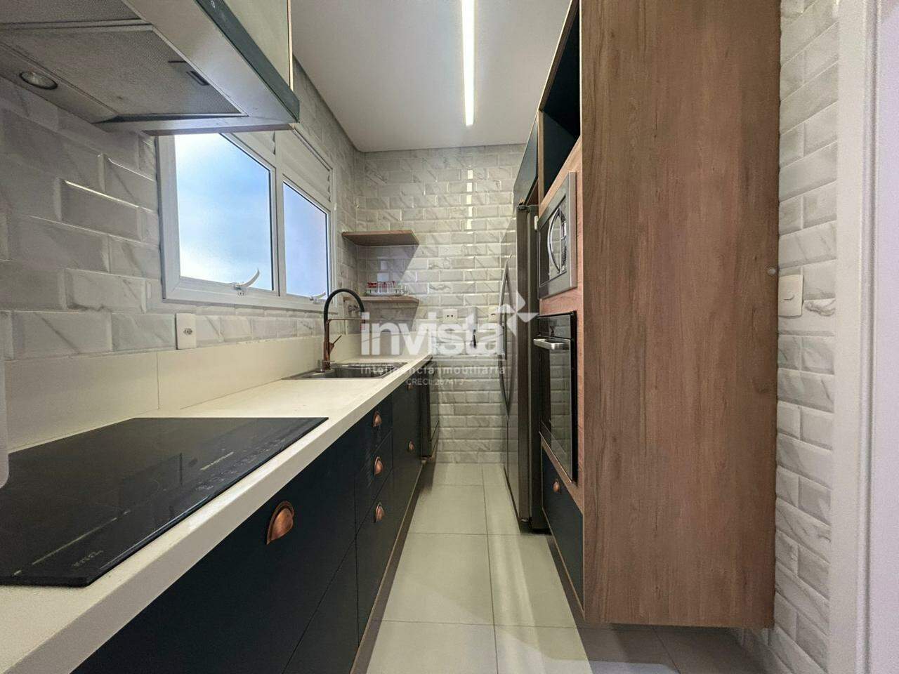 Apartamento para aluguel no bairro Pomp&eacute;ia - Santos