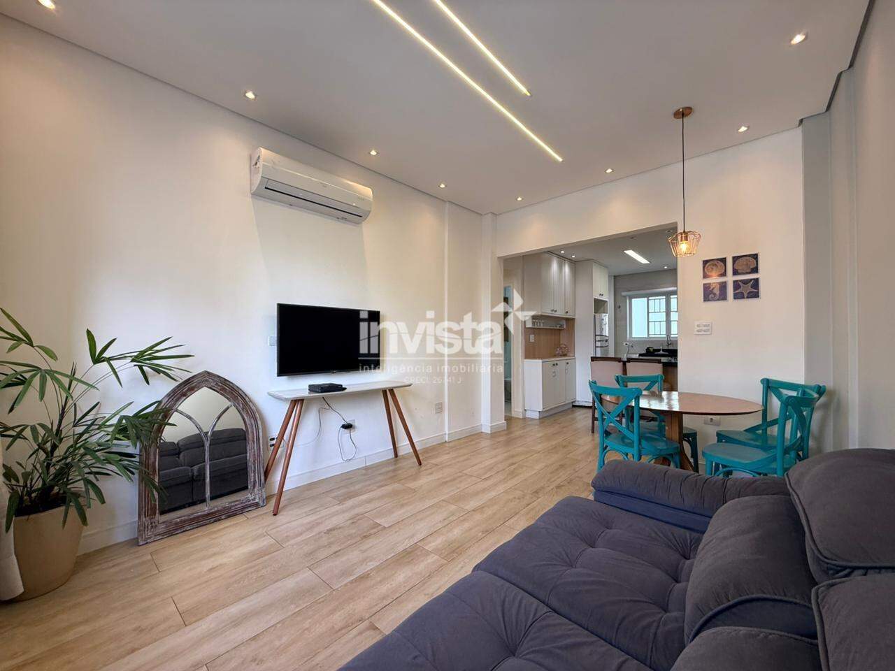 C&oacute;digo: 20974 R$ 585.000,00 Apartamento &agrave; venda em Santos-SP no bairro Ponta da Praia, com 2 dormit&oacute;rios e 58m&sup2; 58 m&sup2; 2 quartos 1 vaga - Santos